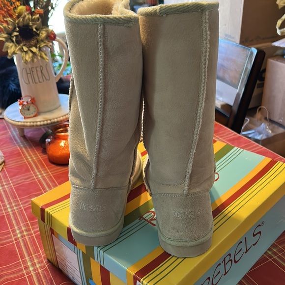 Rebels Tall Shaft Boots Size 10 New in Box Style Shadow  Color Sand Women’s NWT - Picture 2 of 11
